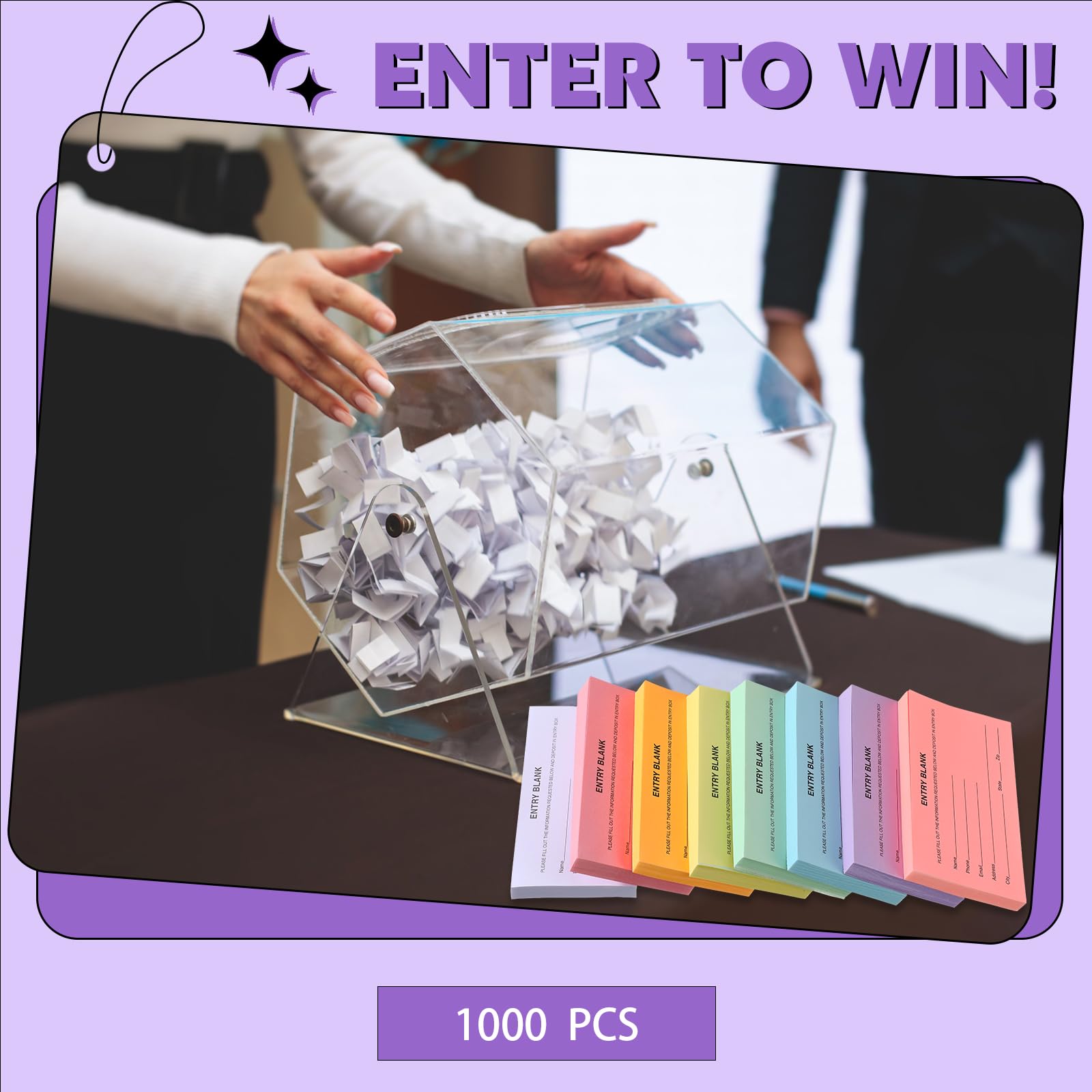 Multicolor Raffle Tickets Mua 1000 Pcs Raffle Ticket Sheets Double Roll Entry Forms for Raffle ...