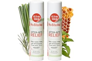 SALLYEANDER No Bite Me After-Bite Soothing Sticks – All-Natural Itch-Relief Balm, 2 Pack, Kid & Infant Friendly
