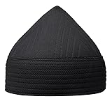 Black Semi-rigid Soft Handcrafted Tall Naqshbandi
