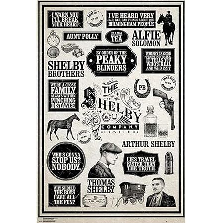 Official Licensed Peaky Blinders - Poster (Infographic #195)