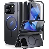 TONGATE Magnetic for Pixel 9 Pro Fold Case with Kickstand, Black | Rugged Pixel 9Pro Fold Phone Case Built in Screen Protector &amp; Hinge Protection Large Stand Slim Case for Google Pixel 2 2024
