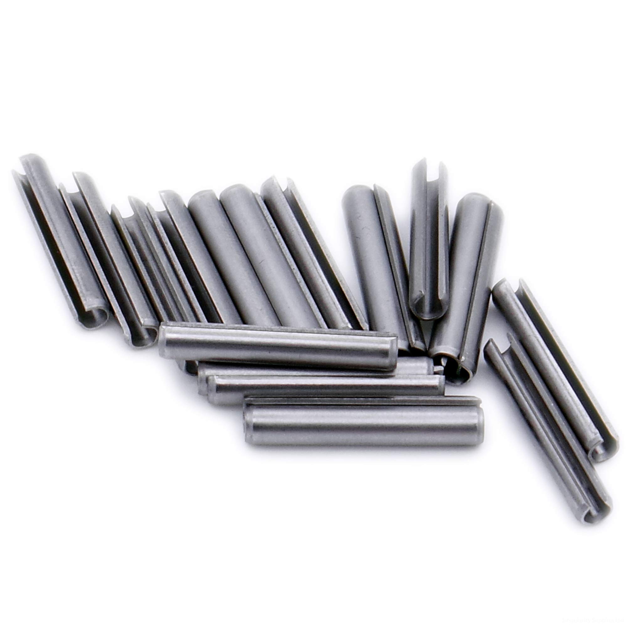 D4 (4mm x 45mm) Slotted Spring Pin (Heavy) - Stainless Steel (A1) (Pack of 20)