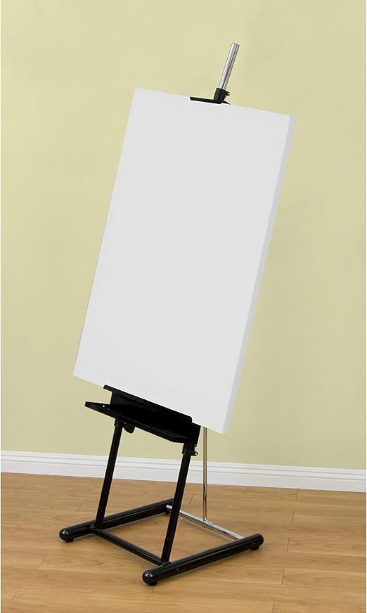 Amazon Com Black Metal Floor Easel With Telescope Tilt Adjustment