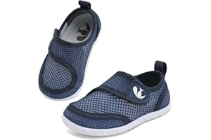 FEETCITY Toddler Water Shoes Boys Girls Swim Shoes Quick Dry Kids Aqua Socks Barefoot for Beach Swimming Pool