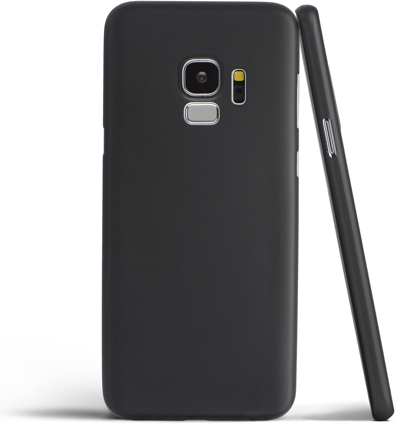 totallee Galaxy S9 Case, Thinnest Cover Premium Ultra Thin Light Slim Minimal Anti-Scratch Protective - for Samsung Galaxy S9 (Pitch Black)