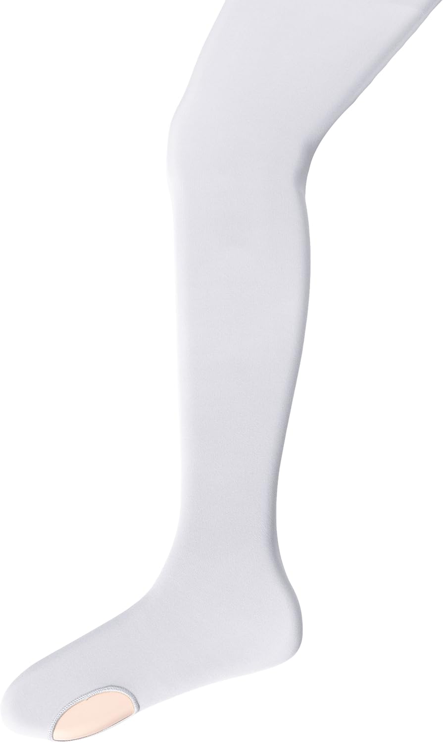 Capezio Girls' Ultra Soft Self Knit Waistband Tight: Clothing