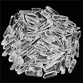 0.45lb Clear Quartz Crystal Points Natural Healing Crystals Tumbled Polished Bulk Stones for Meditation Yoga Chakra Reiki Balancing Crystal Therapy Gemstones Crystals 0.78"-1.57"