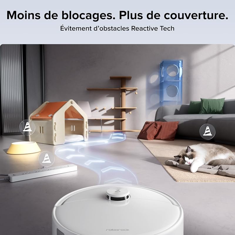 Qrevo 2 Pro Set Aspirateur Robot Laveur avec Station, 25 000 Pa