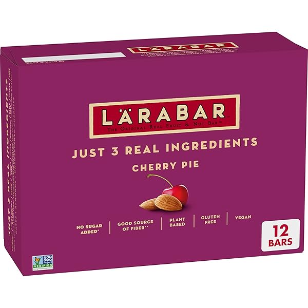 LARABAR CHERRY PIE FRUIT AND NUT BARS, GLUTEN...