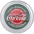 Mark Feldstein & Associates Coca Cola Diner Thirst Quenching Chrome Tone 13 inch Glass Clock
