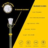 BROTREE Bungee Cord 4mm x 10m White & Black Heavy Duty Shock Rope view 3