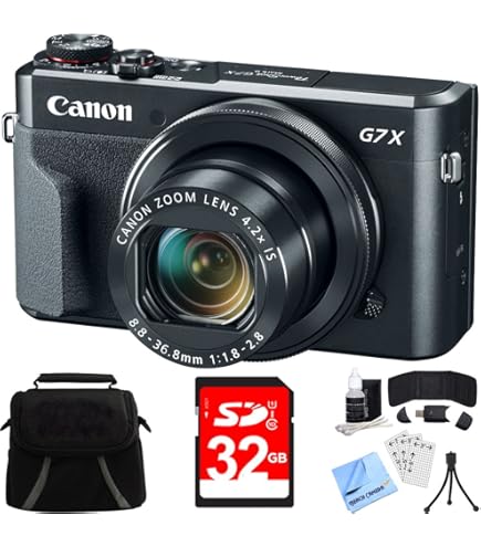 Amazon.com : Canon PowerShot G7 X Mark II (Black) International