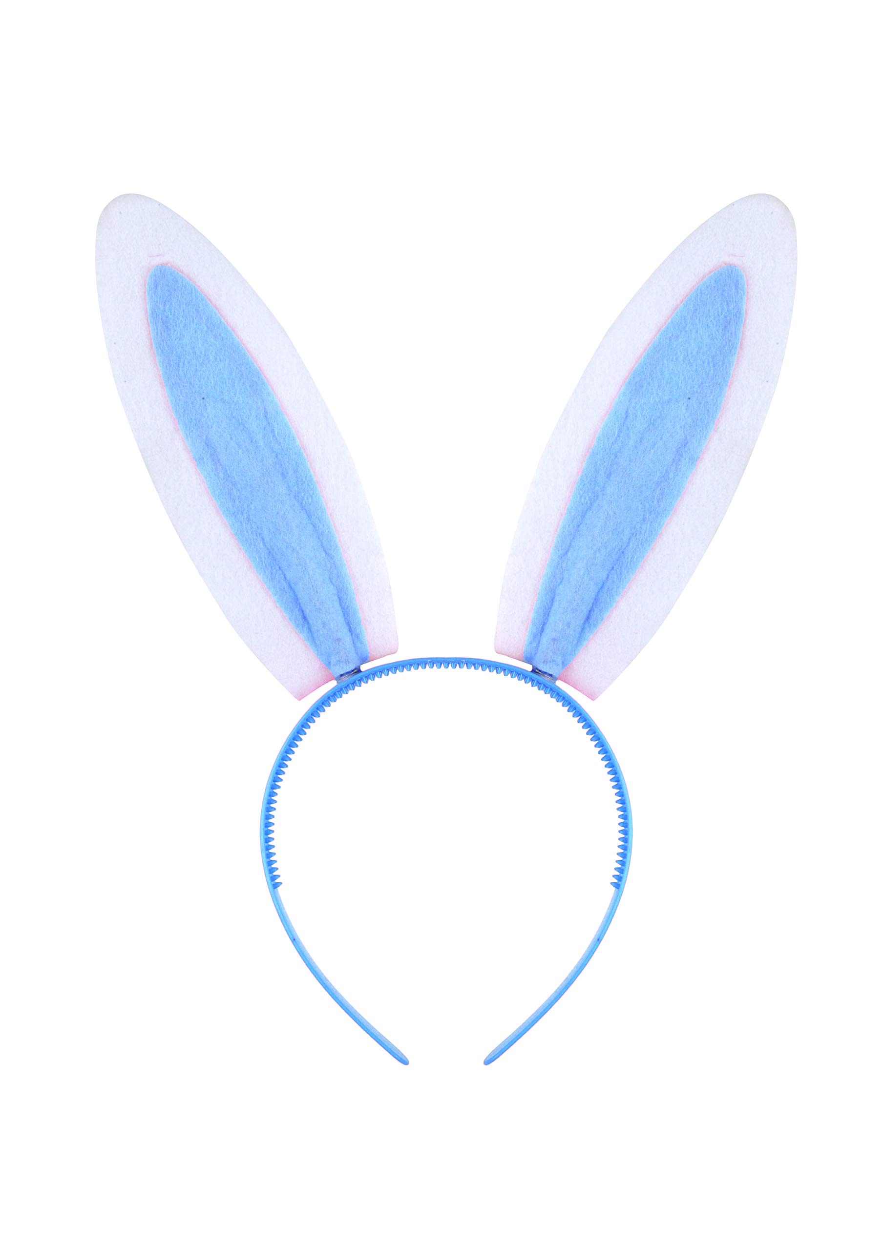 HENBRANDT Bunny Ears Headband (Rabbit Costume) (Blue Bunny Ears)