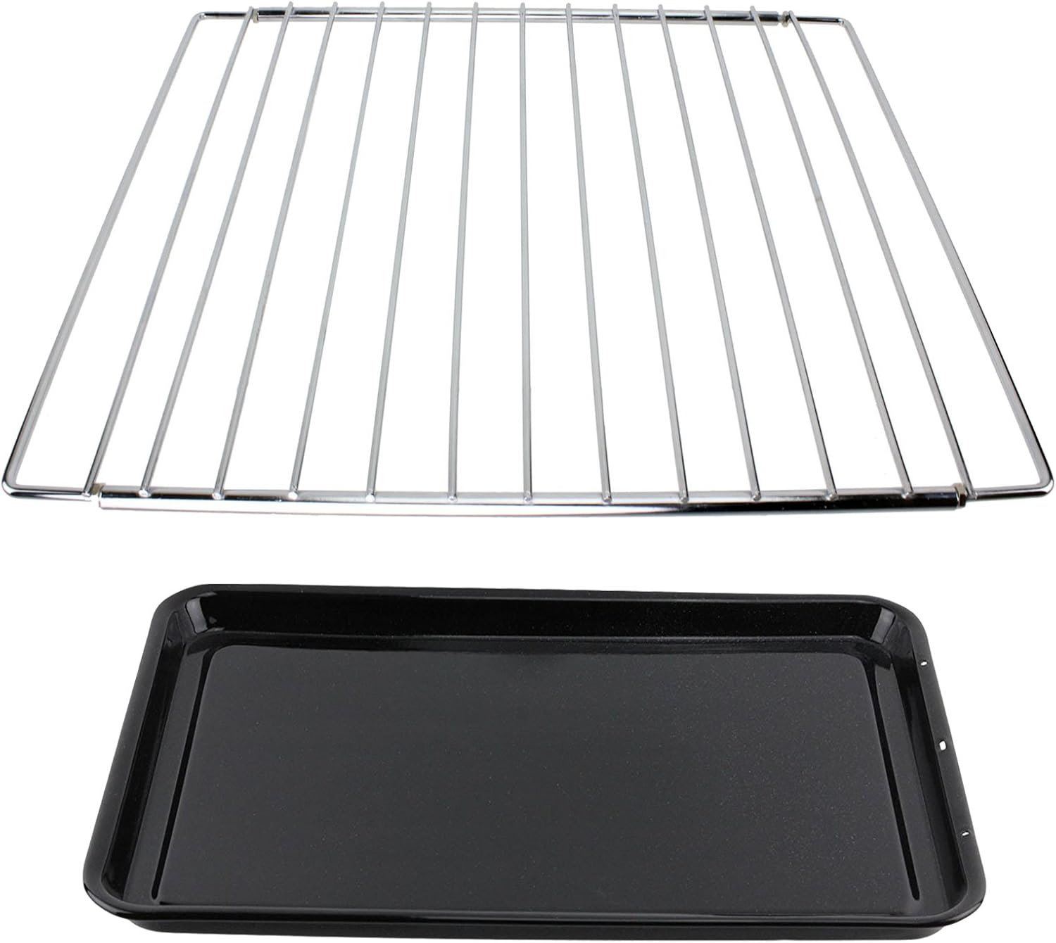 SPARES2GO Adjustable Extendable Shelf + Large Oven Baking Tray for