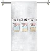 GOOZHO Funny Baking Kitchen Towels, Bread Bakers Gifts for Women Dish Tea Towels for Kitchen Baking, Bakery Decor Hand Towels, 16x24 Inches