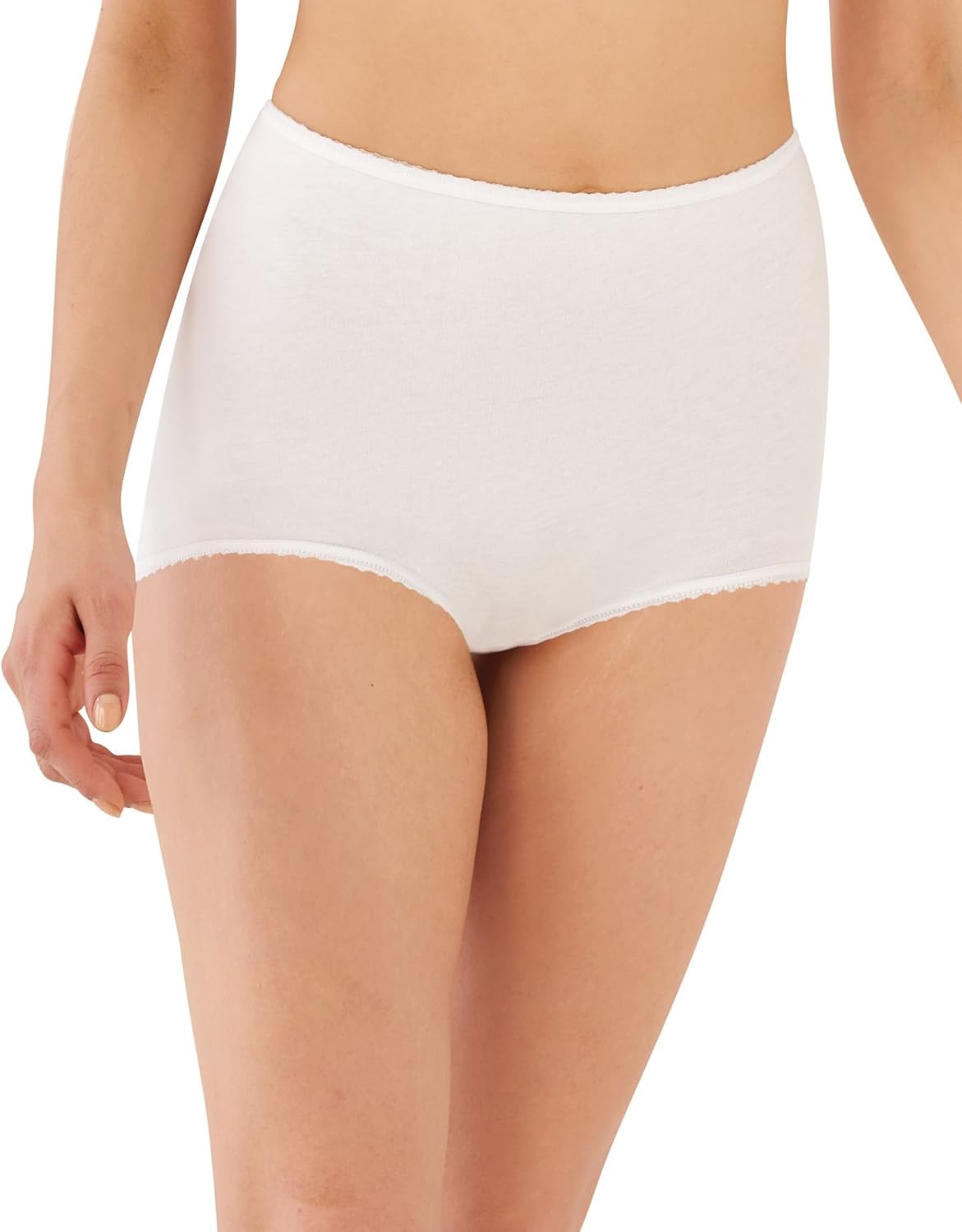 Bali Women's Cool Cotton Skamp Brief 3-Pack at  Women’s Clothing store