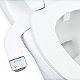 Brondell Bidet - Thinline SimpleSpa SS-150 Fresh Water Spray Non-Electric Bidet Toilet Attachment in White with Self Cleaning