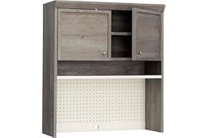 Sauder Craft Pro Series Hutch, Mystic Oak Finish
