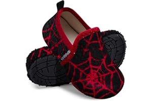 WateLves Kids Toddler Slippers Boys Girls House Shoes Slip on Sock Slippers Lightweight Winter Indoor Outdoor Walking Shoes