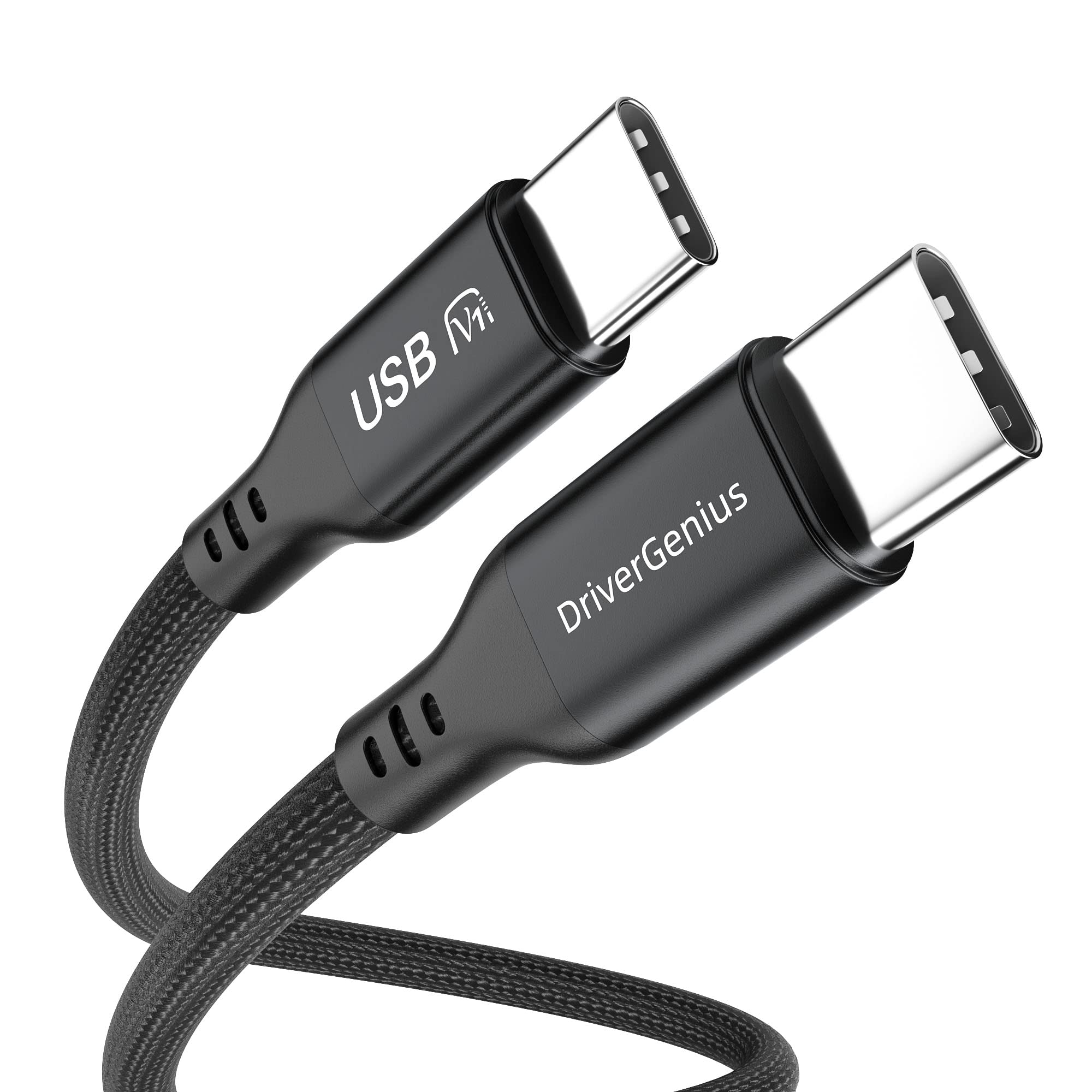 DriverGenius ReplaX-PD240 | USB-C PD3.1 240W Nylon Braided, 1.8-Meter USB2.0 Type-C Charging Cable