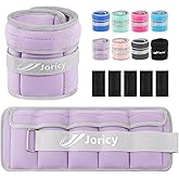 Adjustable Ankle Weights for Women Men 1/2/3/4/5/6/8/10/12/20 LBS 1 Pair Wrist Leg Arm Weights with Removable Weight Strength Training Weight for Walking Running Fitness Physical Therapy