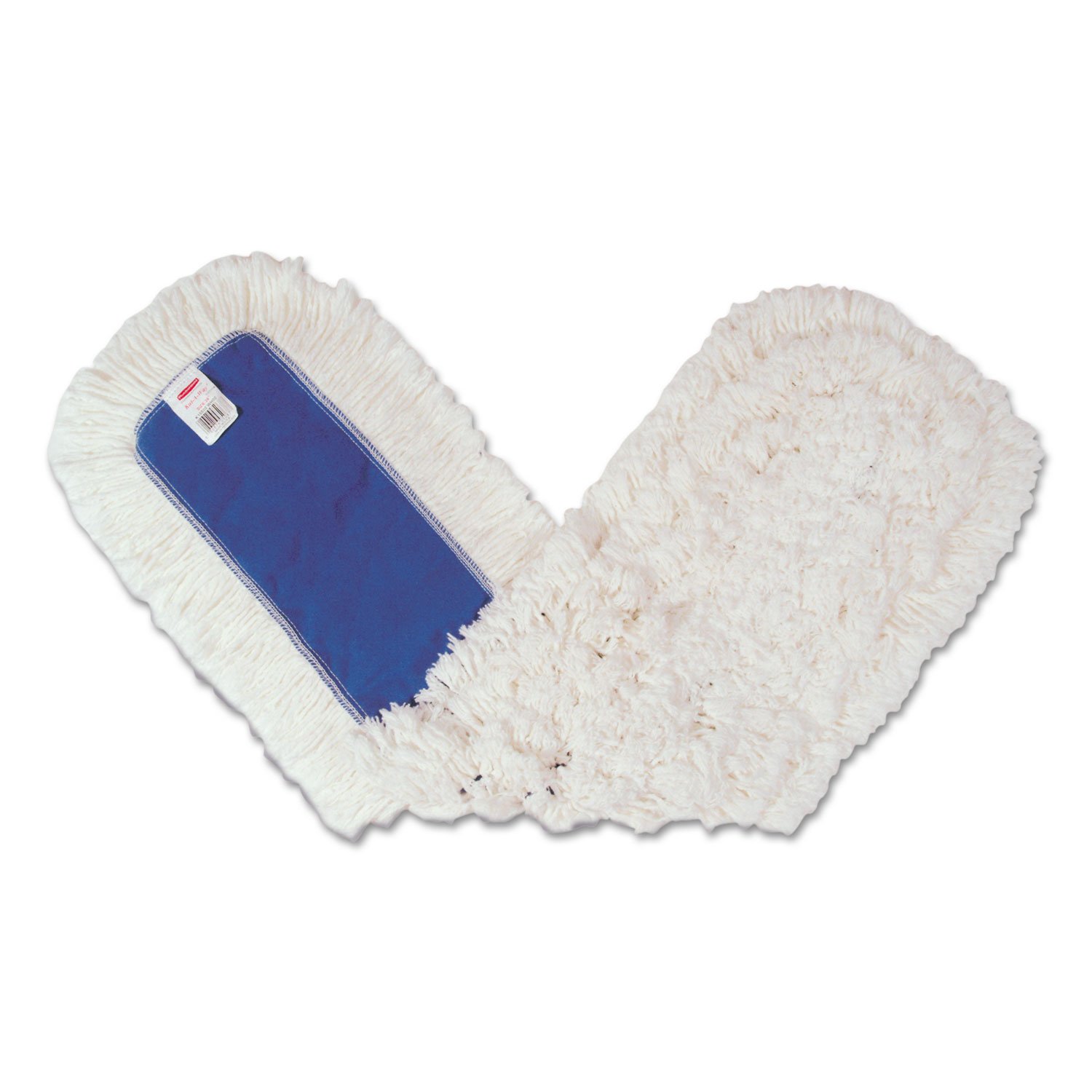 Dust Mop Heads, Kut-A-Way, White, 36 X 5, Cut-End, Cotton, 12/Carton, New