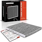 A-Premium Cabin Air Filter with Activated Carbon Compatible with Hyundai Accent, Tucson, Veloster & Kia Forte, Rio, Sportage,