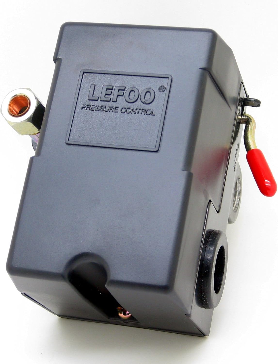 Lefoo Quality Air Compressor Pressure Switch Control 95-125 PSI 4 Port w/Unloader LF10-4H-1-NPT1/4-95-125: Home Improvement