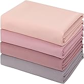 Geyoga 4 Pcs Chiffon Hijab Scarf for Women Muslim Long Head Scarf Lightweight Shawls Wrap Lady Gift Set