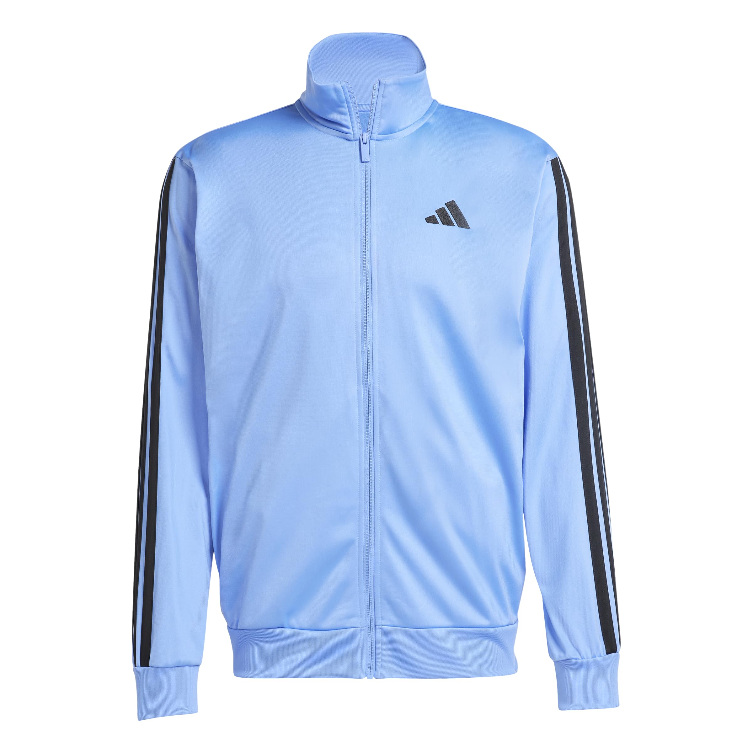 adidas Men's 3-Stripes Tricot Track Top, Blue Fusion, X-Large/Tall Image