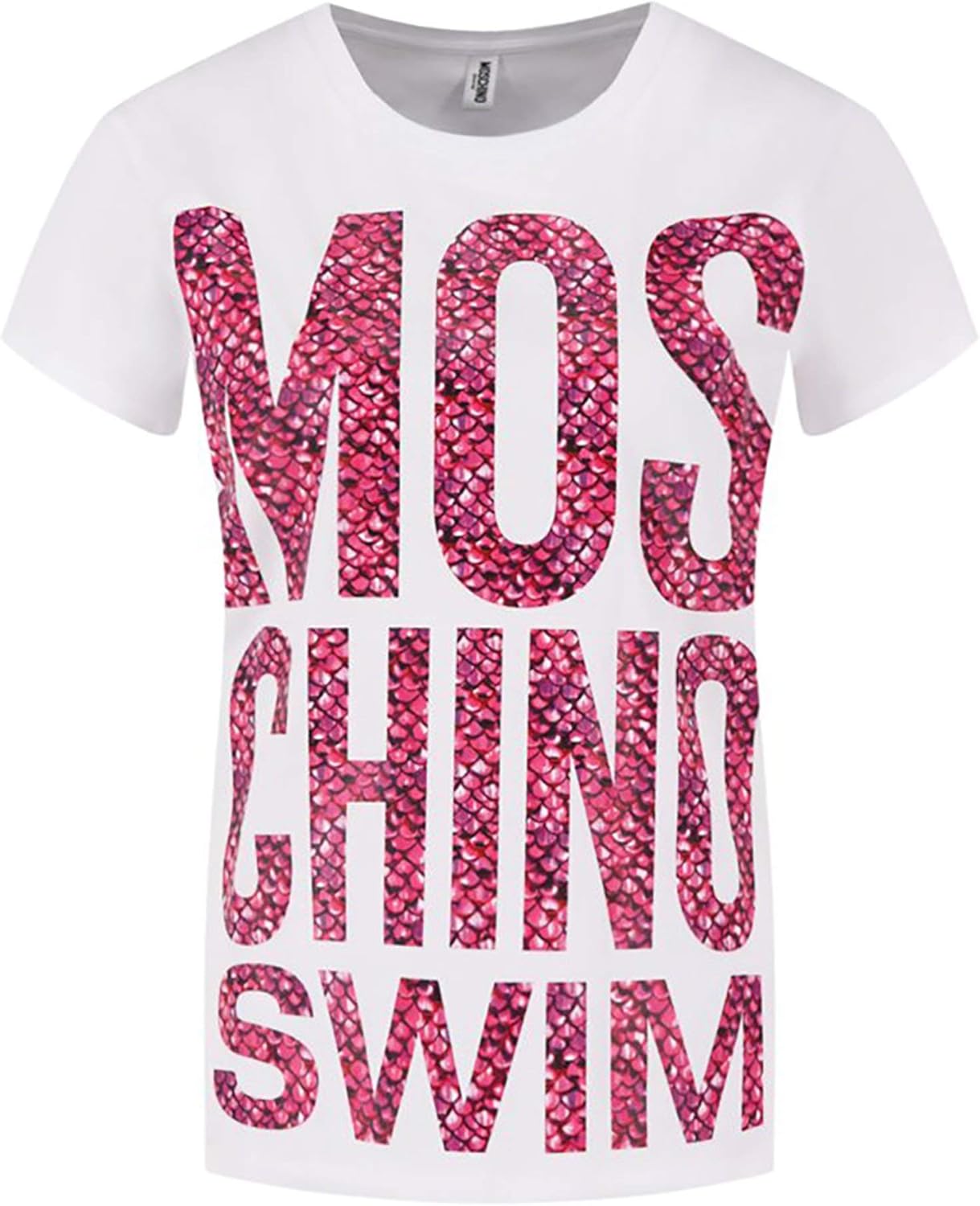 MOSCHINO Woman T-Shirt 2A1909-2103-White at Amazon Womenâs Clothing store