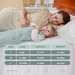 Mosebears Unisex Baby Sleep Sack 1.0 TOG, Supersoft