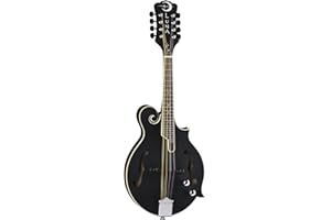 LUNA GUITARS Luna Moonbird F-Style Acoustic/Electric Mandolin, Satin Black