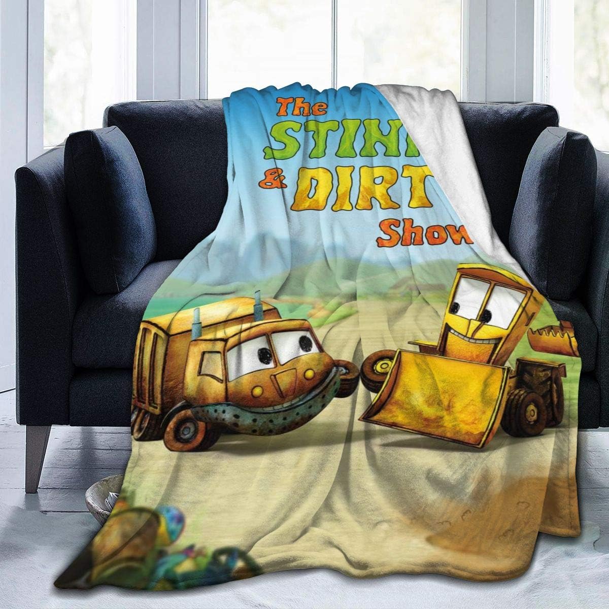 1122 The Stinky Blanket Dirty Fleece Blanket Lightweight Super Soft