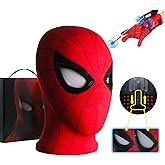 Spider Hero Mechanical Eyes Homecoming Mask - Super Hero Full Mask Moving Lenses Cosplay Wearable Prop