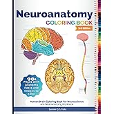 Neuroanatomy Coloring Book: Human Brain Coloring Book for Neuroscience and Neuroanatomy Workbook