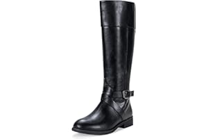 Vepose Women's 949 Knee High Boots,Tall Riding Boots Low Heel with Wide Calf and Wide Widths