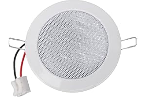 GOWENIC 4 Inch Ceiling Speaker, Spring Clamp Design with Large Magnetic Driver for Clear Sound, Flush Mount Music Speaker for