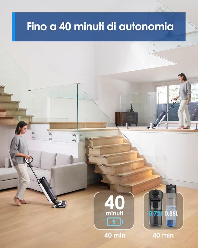 Floor ONES7 Pro(S7 Series) Lavapavimenti aspirapolvere senza fili