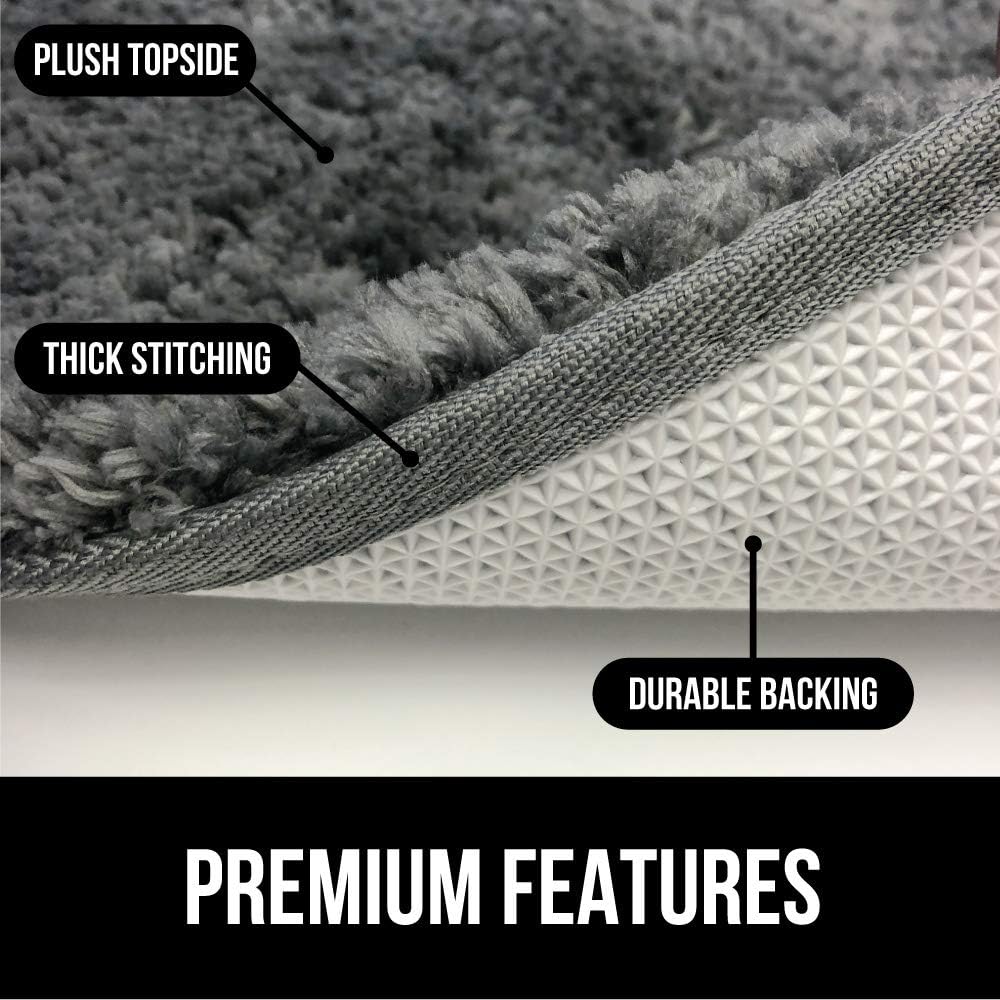 Gorilla Grip Original Premium Luxury Bath Rug, 30x20 Inch, Incredibly Soft, Thick, Absorbent Bathroom Mat Rugs, Machine Wash and Dry, Plush Carpet Mats for Bath Room, Shower, Hot Tub, Spa, Beige: Home & Kitchen