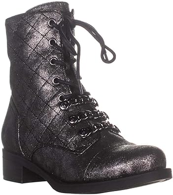 guess black lace up boots
