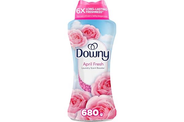 Downy April Fresh In-Wash Laundry Scent Booster Beads, laundry scent beads, Long-lasting Freshness, 680 Grams