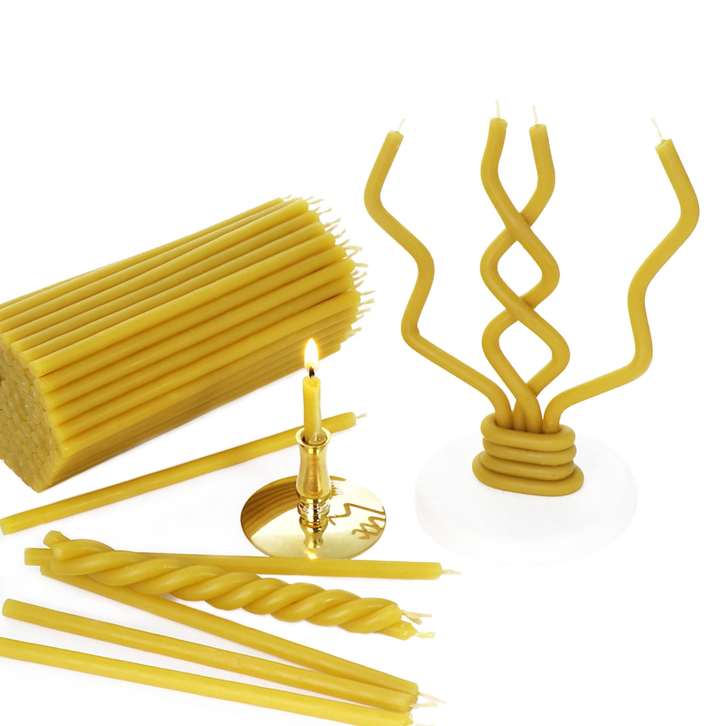 NKlaus - 2X 175g. Beeswax Altar Candles (Approx. 100 pcs.) 40120