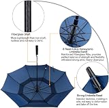 ACEIken Windproof 62 Inch Golf Umbrella Automatic Open Double Canopy view 2
