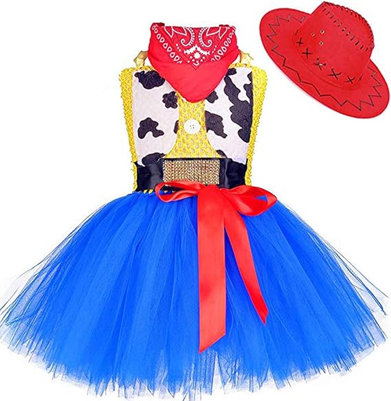 Amazon ハロウィン カウガール コスチューム 女の子用 バンダナとカウボーイハット キッズ ガールズ 1 12歳 誕生日パーティー衣装 キッズコスチューム 服 ファッション小物
