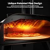BIG HORN Outdoors Pizza Ovens Wood Pellet Pizza Oven Stainless Steel view 4