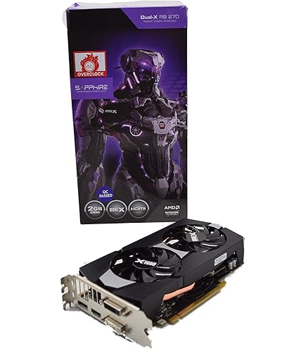 Amazon.com: Sapphire Radeon R9 270X 4GB GDDR5 DVI-I/DVI-D/HDMI/DP