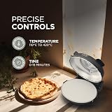 DMD Collective 12" Electric Pizza Oven Stone Base Glass Window 2 Paddles view 7