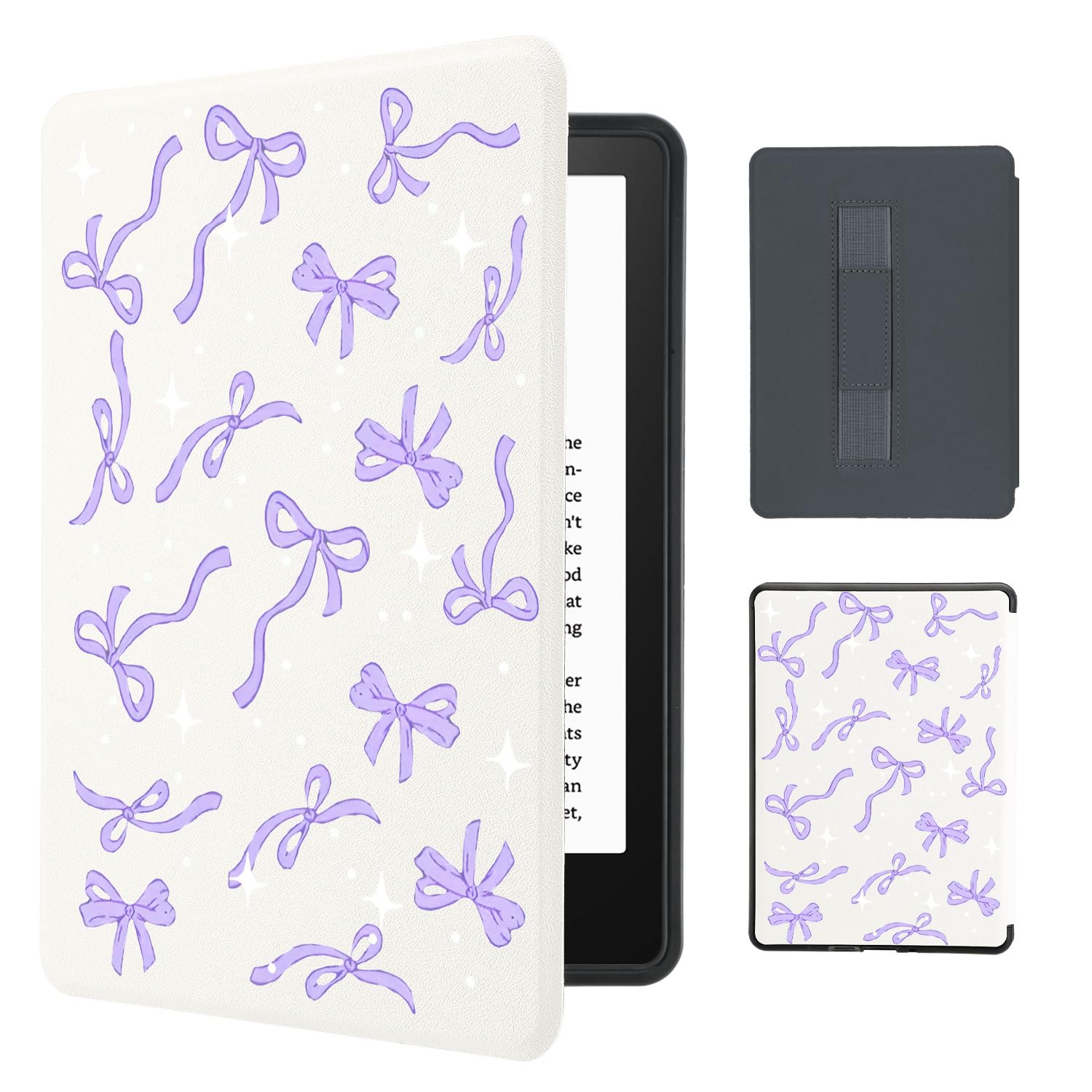 Purple Cute Bows Case for 6