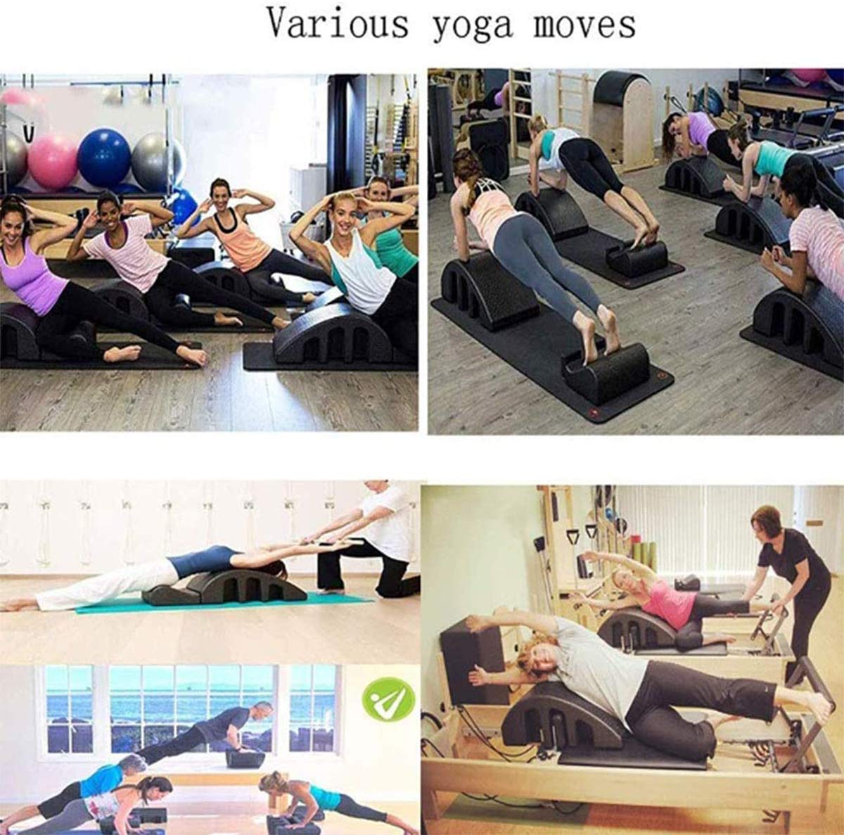 Pilates Arc Foam Spine Corrector Barrel Yoga Massage Bed Table